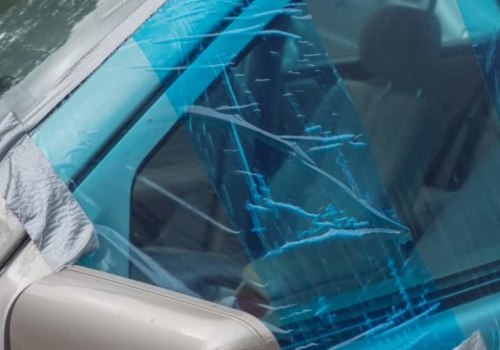 How do you fix a broken car window?